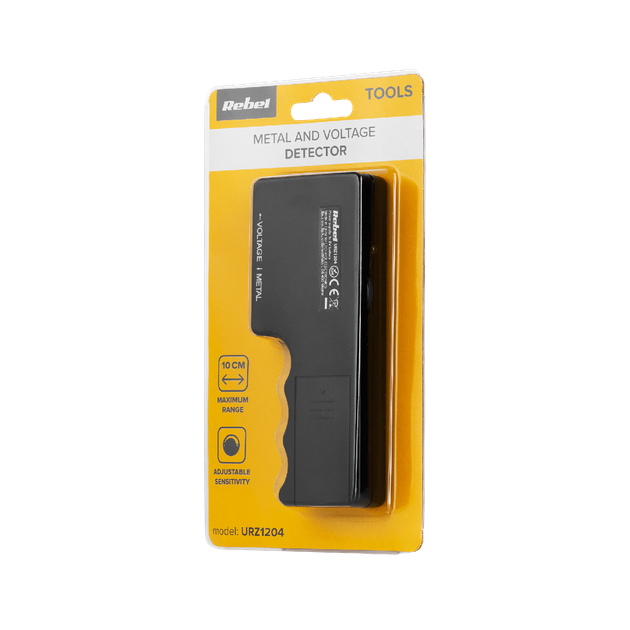 Детектор проводки та металу REBEL 10см URZ1204 - зображення 3