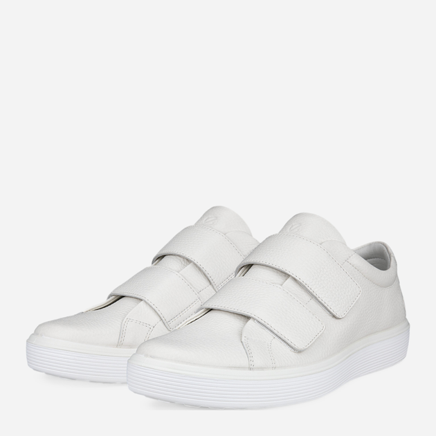 Sneakersy męskie na rzepy ECCO Soft 60 M 525434-01007 44 Białe (194891510530) - obraz 3