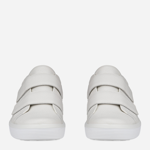 Sneakersy męskie na rzepy ECCO Soft 60 M 525434-01007 47 Białe (194891510561) - obraz 4