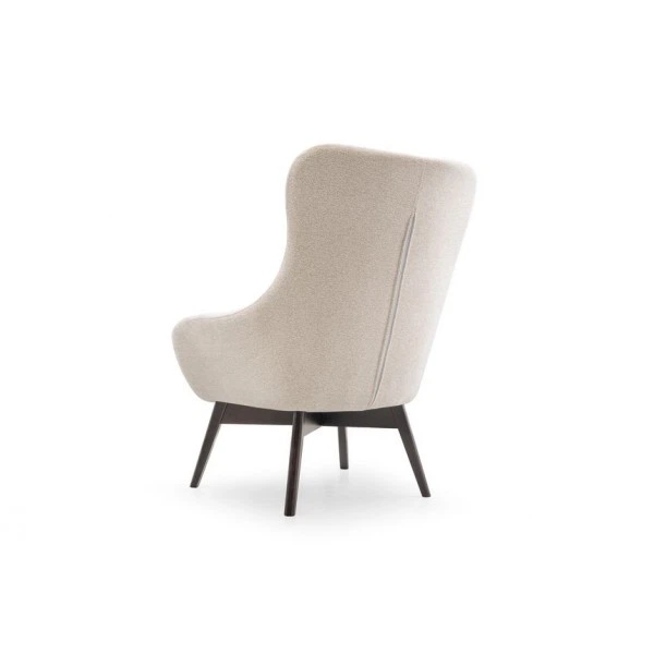 Кресло мягкое Elis Caro Perfect Home Бежевый (меалл/стекловолокно/фанера/ткань Raven 22) - изображение 2