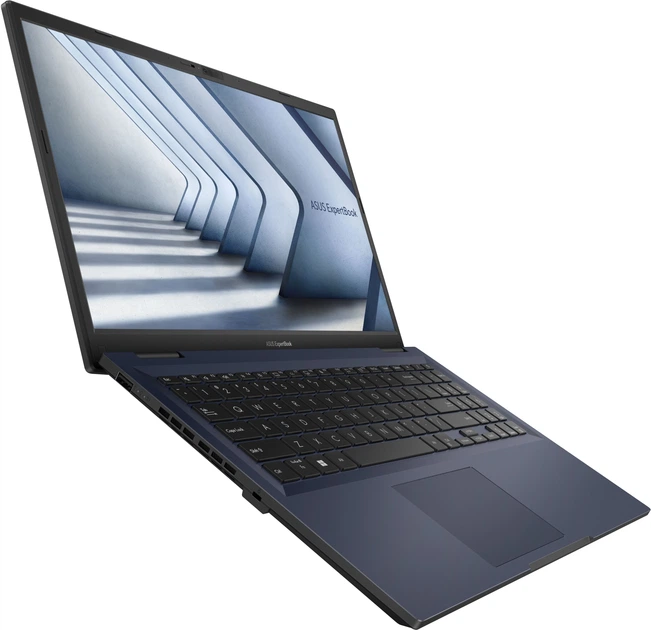 Ноутбук ASUS Expertbook B1 B1502CVA-BQ1009X 15.6" FHD, Intel i7-1355U, 16GB, F512GB, UMA, Win11P, Чорний - Фото 5 Ноутбук ASUS Expertbook B1 B1502CVA-BQ1009X 15.6" FHD, Intel i7-1355U, 16GB, F512GB, UMA, Win11P, Чорний - зображення 5