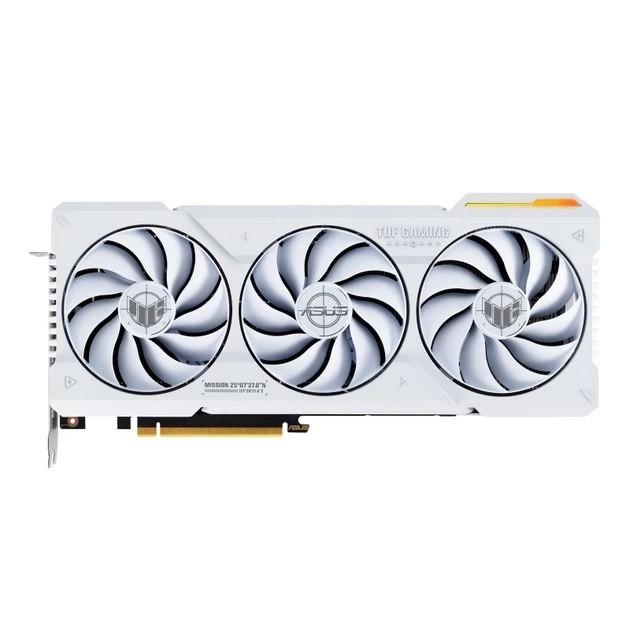 Видеокарта GF RTX 4070 Ti Super 16GB GDDR6X TUF Gaming OC White Asus (TUF-RTX4070TIS-O16G-WHITE-GAMING) - Фото 2 Видеокарта GF RTX 4070 Ti Super 16GB GDDR6X TUF Gaming OC White Asus (TUF-RTX4070TIS-O16G-WHITE-GAMING) - изображение 2
