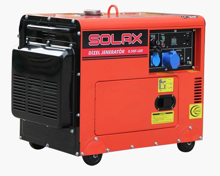 Дизельный генератор Solax 8.5GF-LDE (7 кВА/5,7 кВт) - Фото 1 Дизельный генератор Solax 8.5GF-LDE (7 кВА/5,7 кВт) - изображение 1