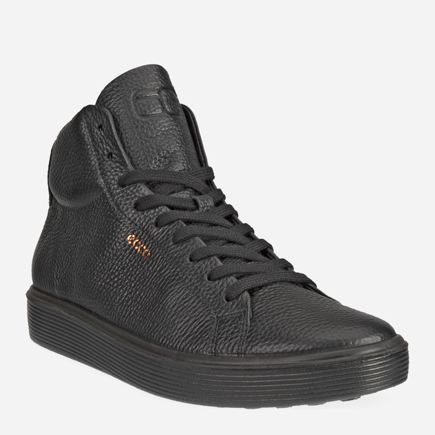 Sneakersy damskie skórzane ECCO Soft 60 W 219223-01001 38 Czarne (194891255554) - obraz 3