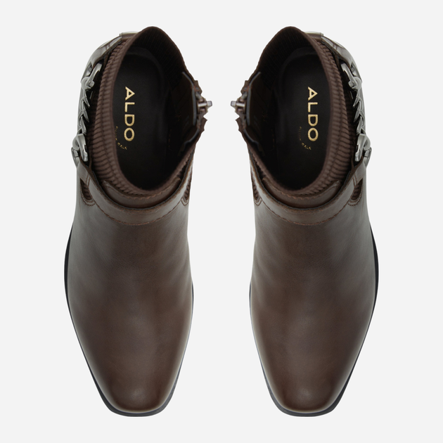 Жіночі ботильйони ALDO 13669460-201 36 (6US) 23 см Темно-коричневі (57005695656) - зображення 5