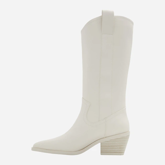Kozaki kowbojki damskie wysokie Call It Spring 13677820-110 40 (9US) 25.5 cm Białe (057005770667) - obraz 3