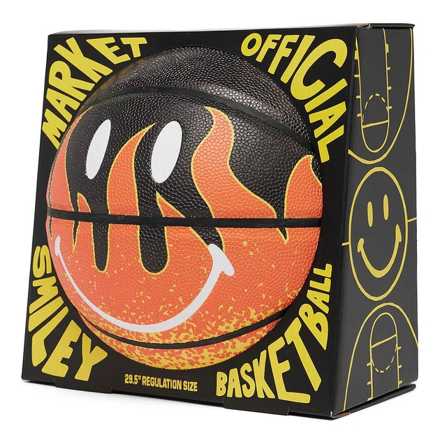 Баскетбольний м'яч Smiley Market Flame Basketball, розмір 7 - изображение 5