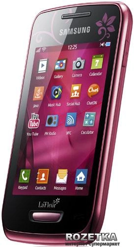 Мобильный телефон Samsung Wave Y S5380D La Fleur Wine Red - изображение 2
