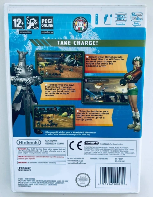 Battalion Wars 2,английская версия - диск Nintendo Wii, Б/У - изображение 3