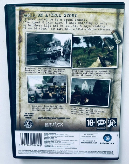 Brothers in Arms Road to Hill 30 (Ubisoft Exclusive, Focus), английская версия - диск для PC, Б/У - Фото 3 Brothers in Arms Road to Hill 30 (Ubisoft Exclusive, Focus), английская версия - диск для PC, Б/У - изображение 3