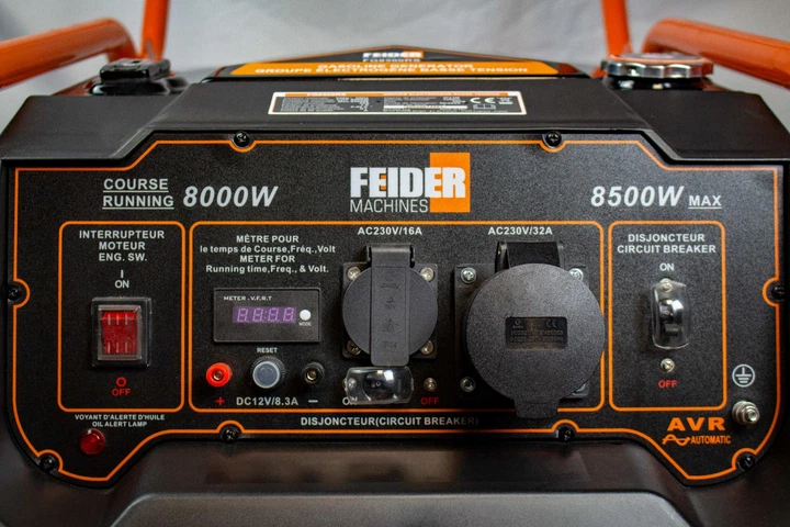 Бензиновий генератор FEIDER FG8500RS 8,5 кВт, ручний старт – фото ...