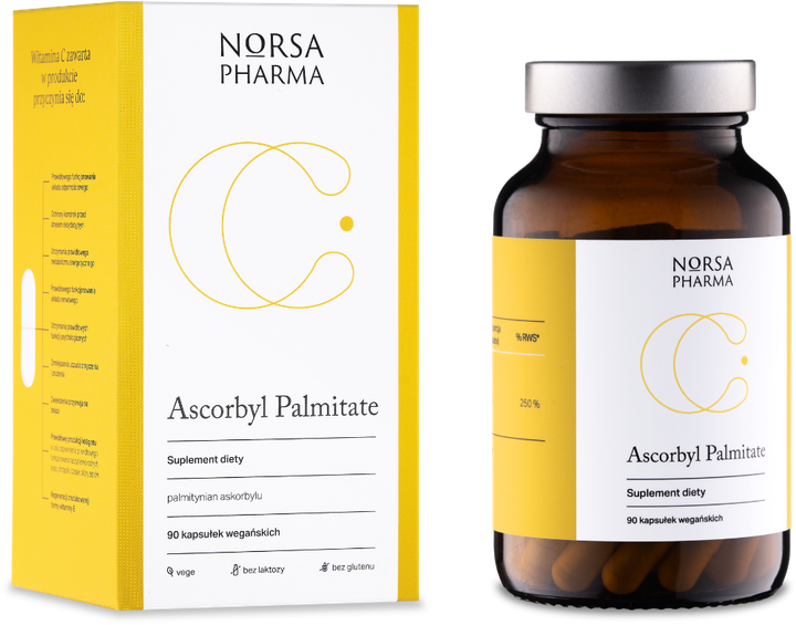 Suplement diety Norsa Pharma Ascorbyl Palmitate 90 kapsułek (5905669770194) - obraz 5