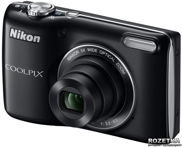 Фотоапарат Nikon Coolpix L26 Black (VMA981E1) купити на ROZETKA