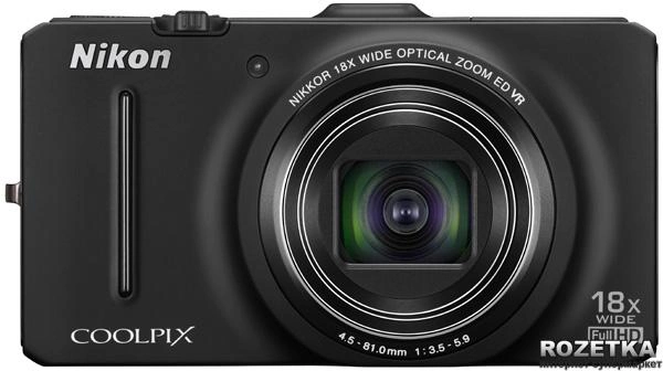 Фотоаппарат Nikon Coolpix S9300 Black (VMA921E1) - изображение 1
