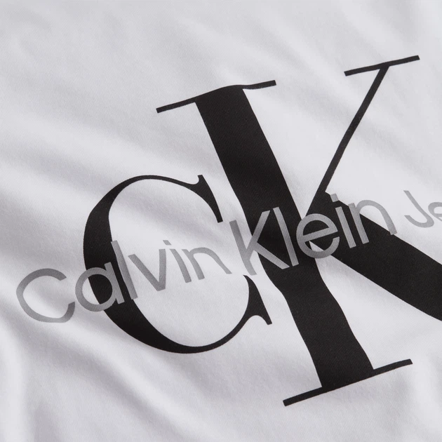 Футболка бавовняна чоловіча Calvin Klein Jeans J30J320935YAF M Біла (8719855868858) - зображення 6
