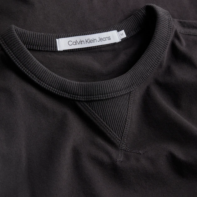 Футболка бавовняна чоловіча Calvin Klein Jeans J30J323484BEH XL Чорна (8720108076821) - зображення 7