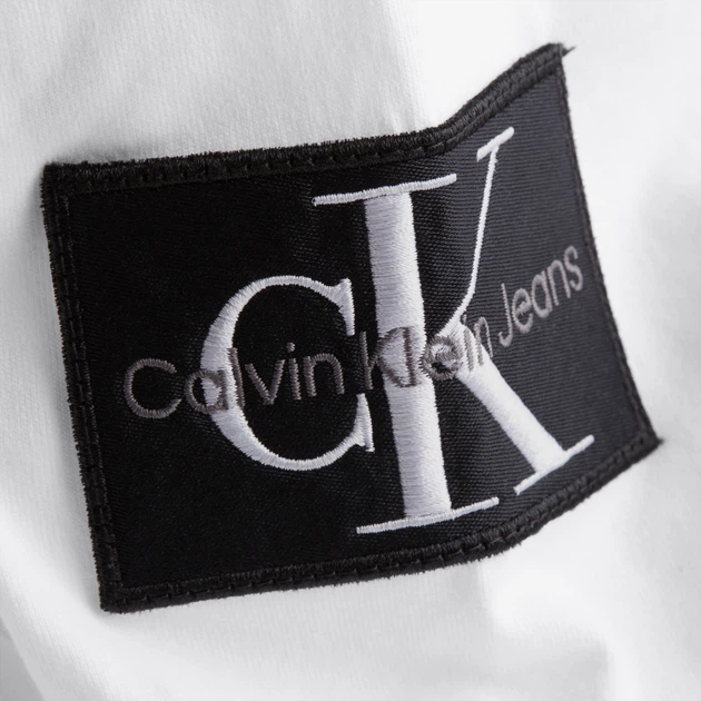 Футболка бавовняна чоловіча Calvin Klein Jeans J30J323484YAF S Біла (8720108080095) - зображення 6