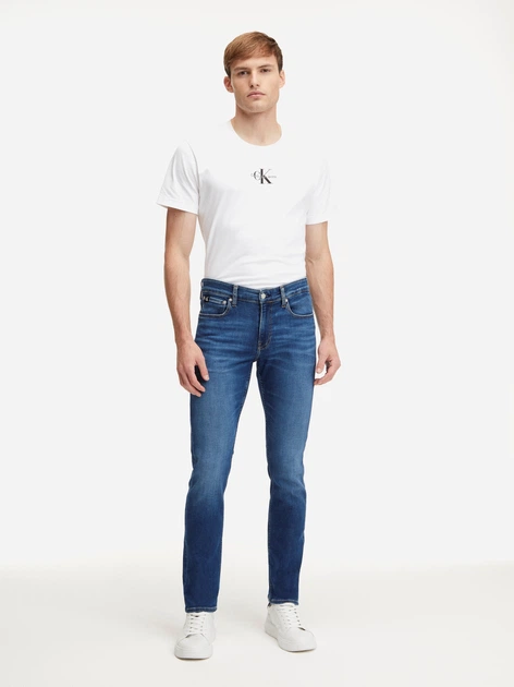 Джинси Slim Fit чоловічі Calvin Klein Jeans J30J3236861BJ W30L32 Сині (8720107889545) - зображення 3