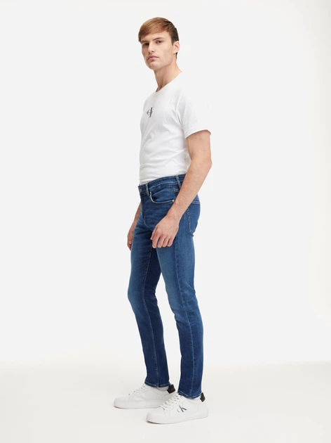 Jeansy męskie Slim Fit Calvin Klein Jeans J30J3236861BJ W32L34 Niebieskie (8720107889866) - obraz 5
