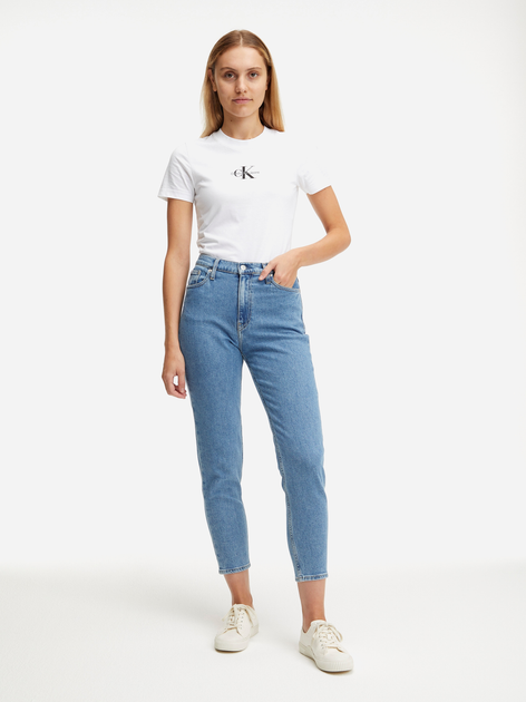 Джинси Mom's жіночі Calvin Klein Jeans J20J2215881A4 NI28 Сині (8720107891166) - зображення 3
