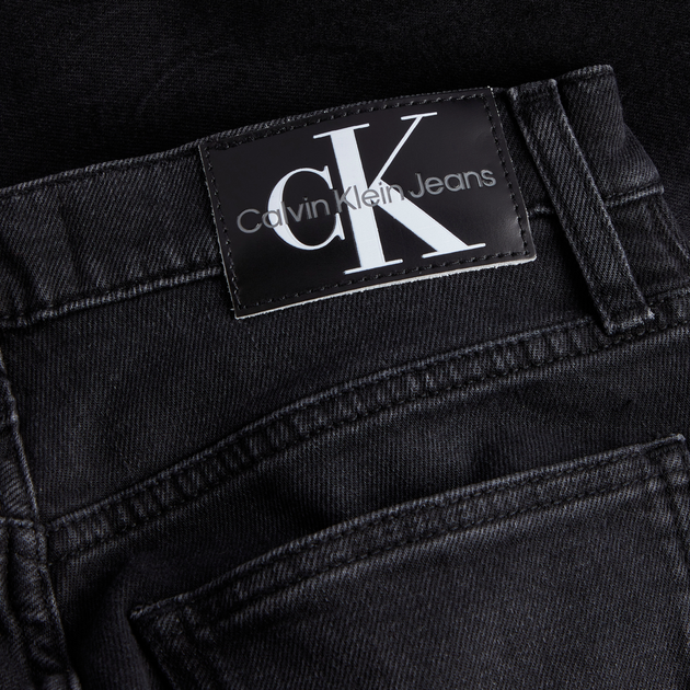Jeansy damskie mom`s z wysokim stanem Calvin Klein Jeans J20J2216591BY NI25 Czarne (8720107891357) - obraz 6