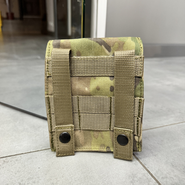 Підсумок під 2 гранати на Моллі, Мультикам, Cordura 1000D, тактичний чохол під дві гранати на Моллі - зображення 2