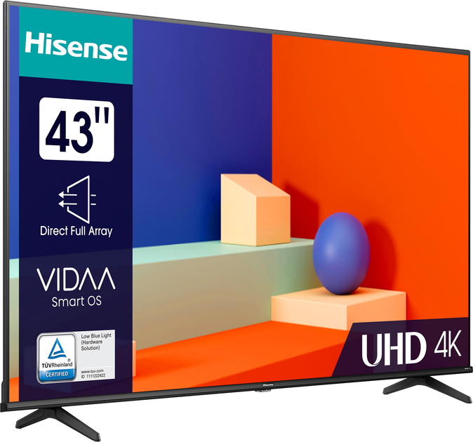 Telewizor Hisense 43A6K (6942147490839) - obraz 2