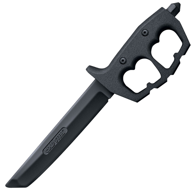 Ніж тренувальний Cold Steel Trench Knife Tanto (довжина: 343мм, лезо: 190мм, чорне), чорний - изображение 1