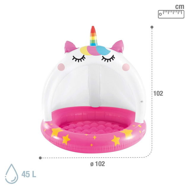 Nadmuchiwany basen dla dzieci Intex Caticorn 102 x 102 cm (6941057422657) - obraz 3
