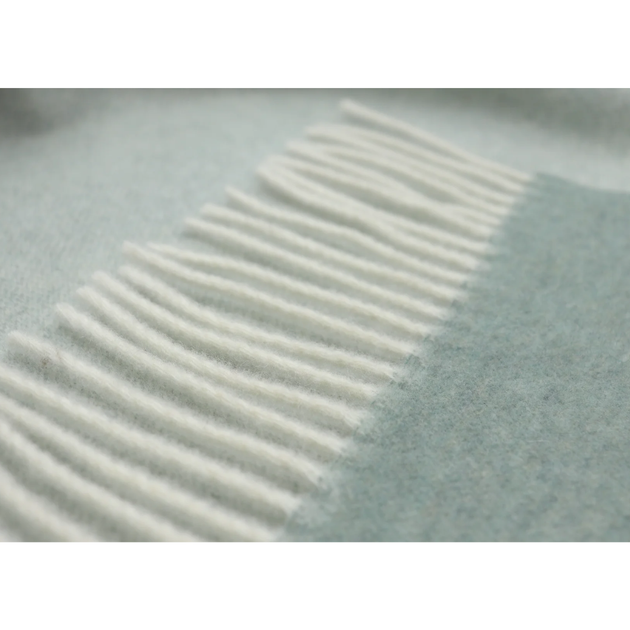Плед BIEDERLACK Cashmere SALV IA-CREME 130x170 см ніжно-зелений - зображення 3
