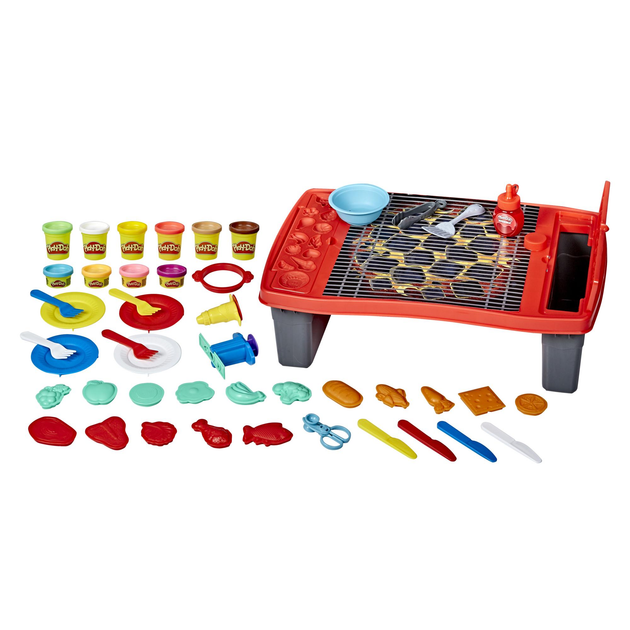 Zestaw kreatywny Hasbro Play-Doh Kitchen Wielkie grillowanie 40 elementów (5010993741083) - obraz 2