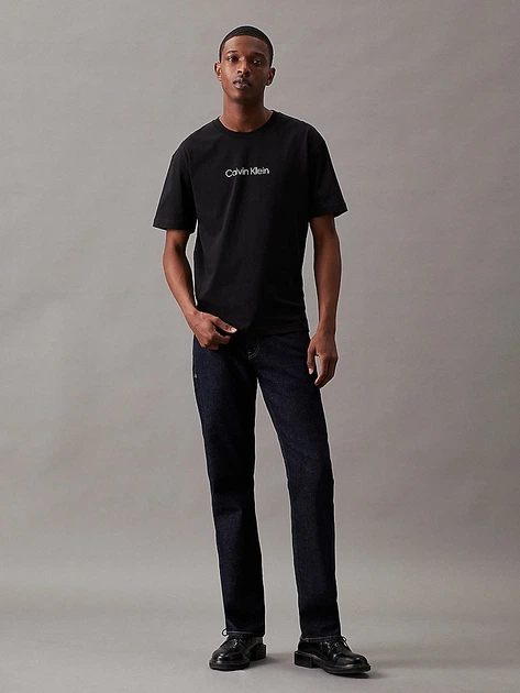 Футболка бавовняна чоловіча Calvin Klein K10K111346BEH M Чорна (8720107899568) - зображення 3