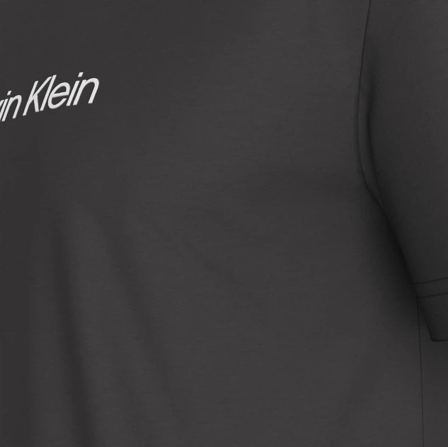 Koszulka męska bawełniana Calvin Klein K10K111346BEH L Czarna (8720107899575) - obraz 7