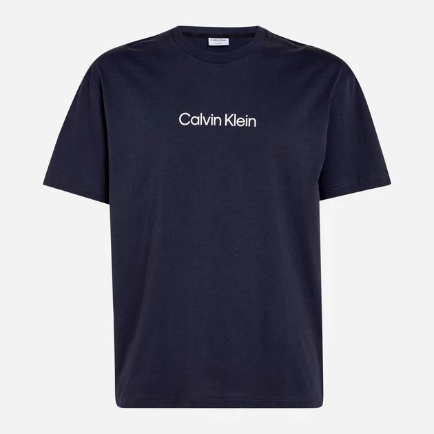 Футболка бавовняна чоловіча Calvin Klein K10K111346CHW M Темно-синя (8720107899735) - зображення 6