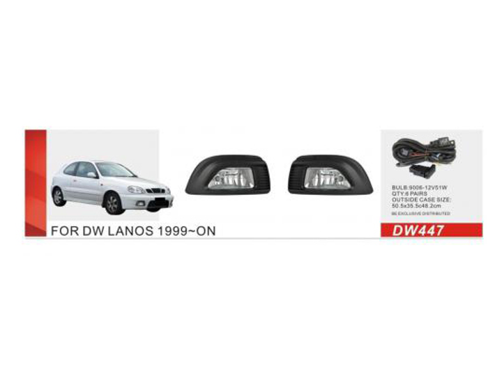 Противотуманные фары Daewoo Lanos Sport 1999+ DW-447W - изображение 2