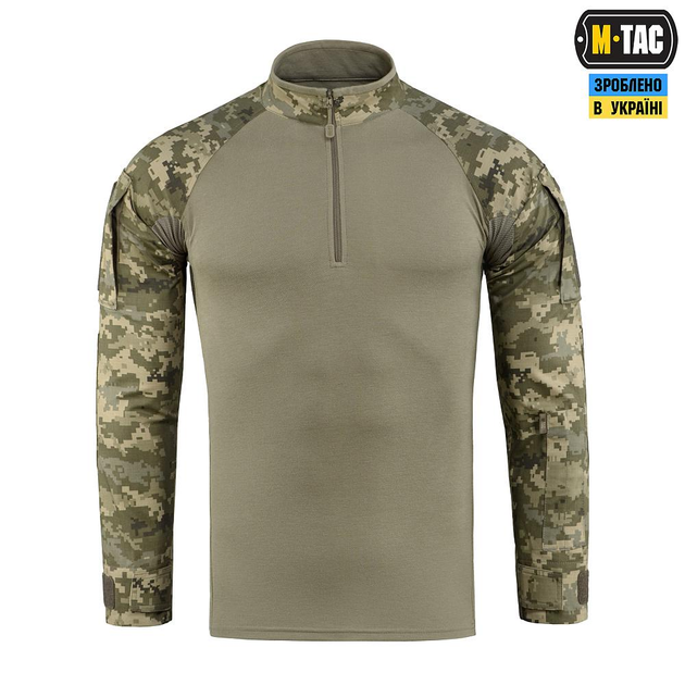 Тактическая M-Tac рубашка боевая летняя Gen.II Piquet MM14 пиксель M/L - изображение 2