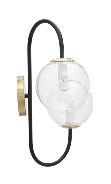 Настінний світильник Mauro Ferretti зі скляних куль і металу (8024609345456) - зображення 2