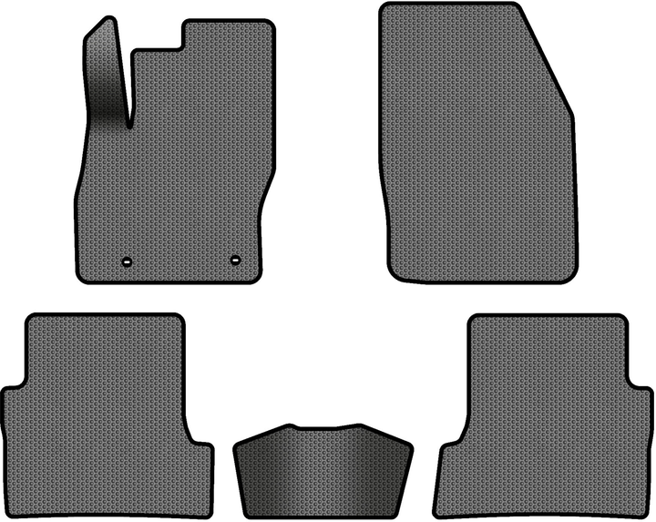 Акція на EVA килимки EVAtech в салон авто для Ford Focus (C307) MT 2005-2010 2 покоління Combi EU 5 шт Grey/Black від Rozetka