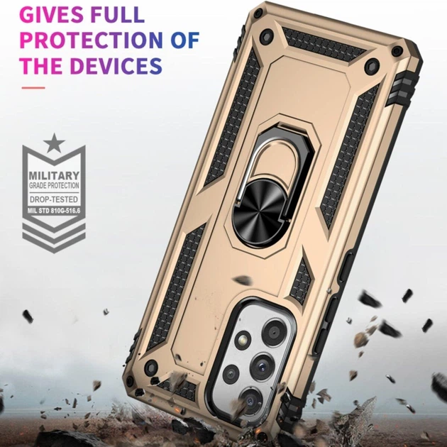 Чехол Cosmic Robot Ring для Samsung Galaxy A53 5G Gold - Фото 5 Чехол Cosmic Robot Ring для Samsung Galaxy A53 5G Gold - изображение 5