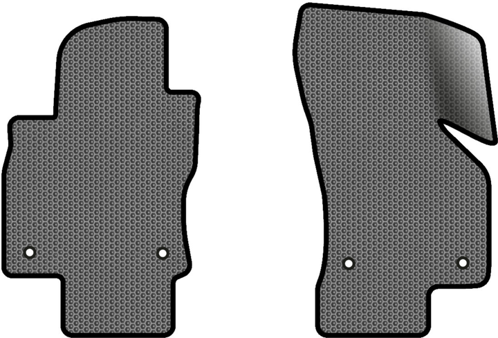 Акція на EVA килимки EVAtech в салон авто передні для Skoda Octavia A7 AT 2013-2020 3 покоління Combi EU 2 шт Grey/Black від Rozetka
