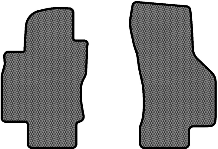 Акція на EVA килимки EVAtech в салон авто передні для Skoda Octavia A7 AT 2013-2020 3 покоління Liftback EU 2 шт Grey/Black від Rozetka