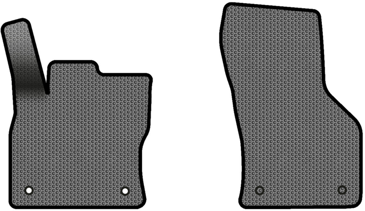 Акція на EVA килимки EVAtech в салон авто передні для Skoda Octavia A7 MT 2013-2020 3 покоління Combi EU 2 шт Grey/Black від Rozetka
