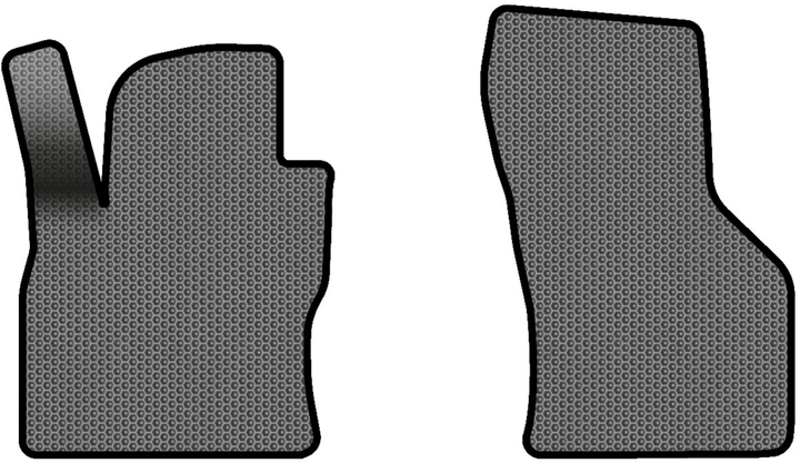 Акція на EVA килимки EVAtech в салон авто передні для Skoda Octavia A7 AT 2013-2020 3 покоління Liftback EU 2 шт Grey/Black від Rozetka
