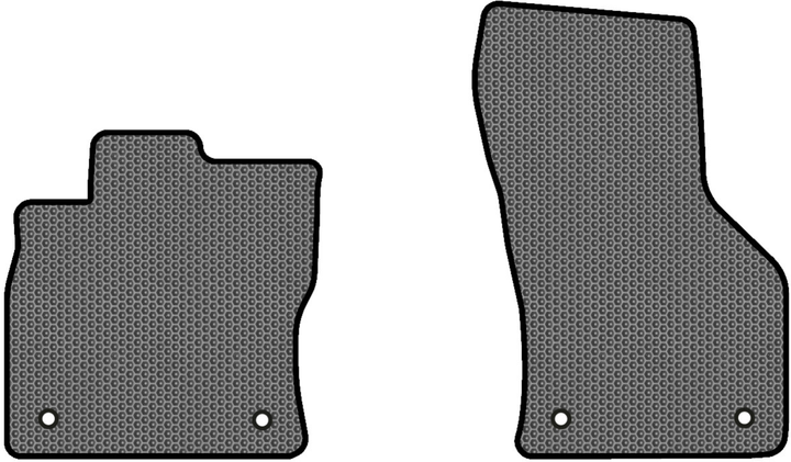 Акція на EVA килимки EVAtech в салон авто передні для Skoda Octavia A7 MT 2013-2020 3 покоління Combi EU 2 шт Grey/Black від Rozetka