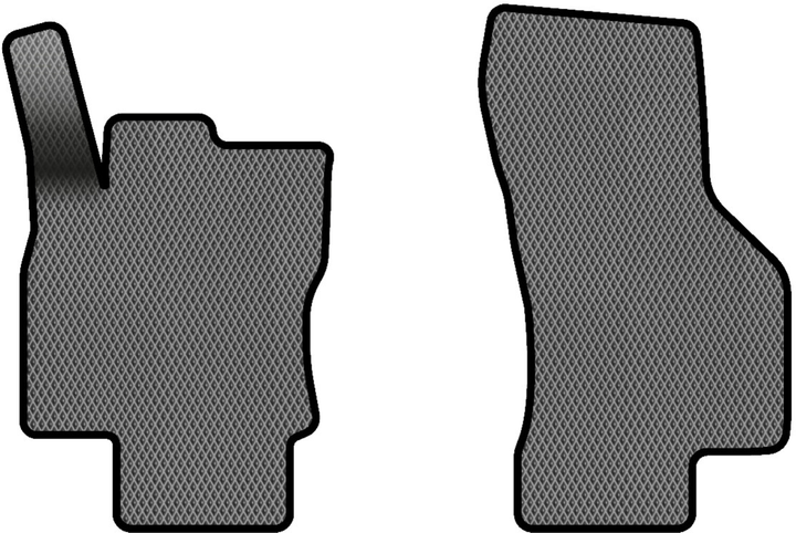 Акція на EVA килимки EVAtech в салон авто передні для Skoda Octavia A7 MT 2013-2020 3 покоління Combi EU 2 шт Grey/Black від Rozetka