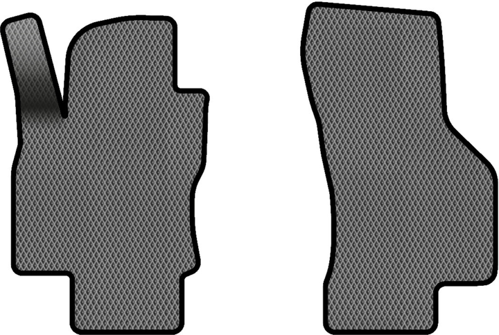 Акція на EVA килимки EVAtech в салон авто передні для Skoda Octavia A7 AT 2013-2020 3 покоління Combi EU 2 шт Grey/Black від Rozetka