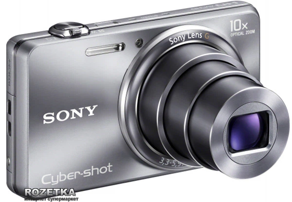Фотоаппарат Sony Cyber-shot DSC-WX100 Silver купить на ROZETKA