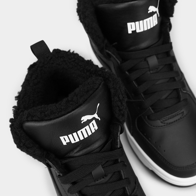 Дитячі зимові черевики для хлопчика Puma Rebound Joy Fur PS 37547901 30 (11.5UK) Чорні (4063699552829) - зображення 5