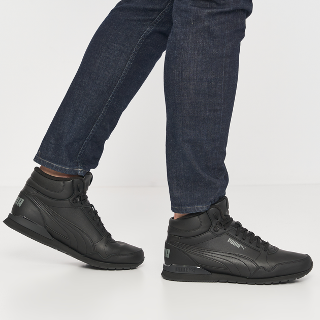 Чоловічі черевики Puma ST Runner v3 Mid L 38763801 41 (7.5UK) Чорні (4065449538497) - зображення 7