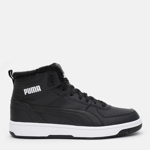 Підліткові черевики для хлопчика Puma Rebound JOY Fur 37557601 37.5 (4.5UK) Чорні (4063696488206) - зображення 1